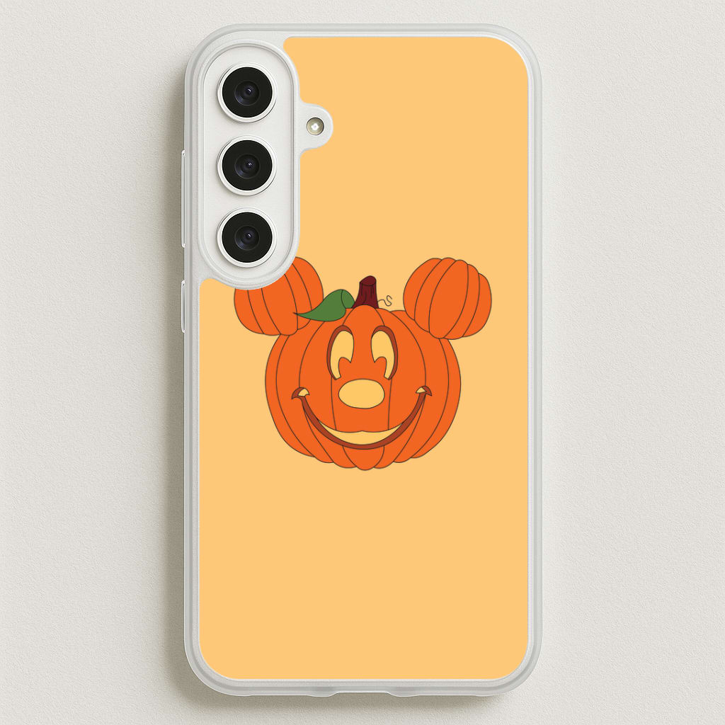 Mouse Pumpkin Halloween Phone Case for Galaxy S25FE
