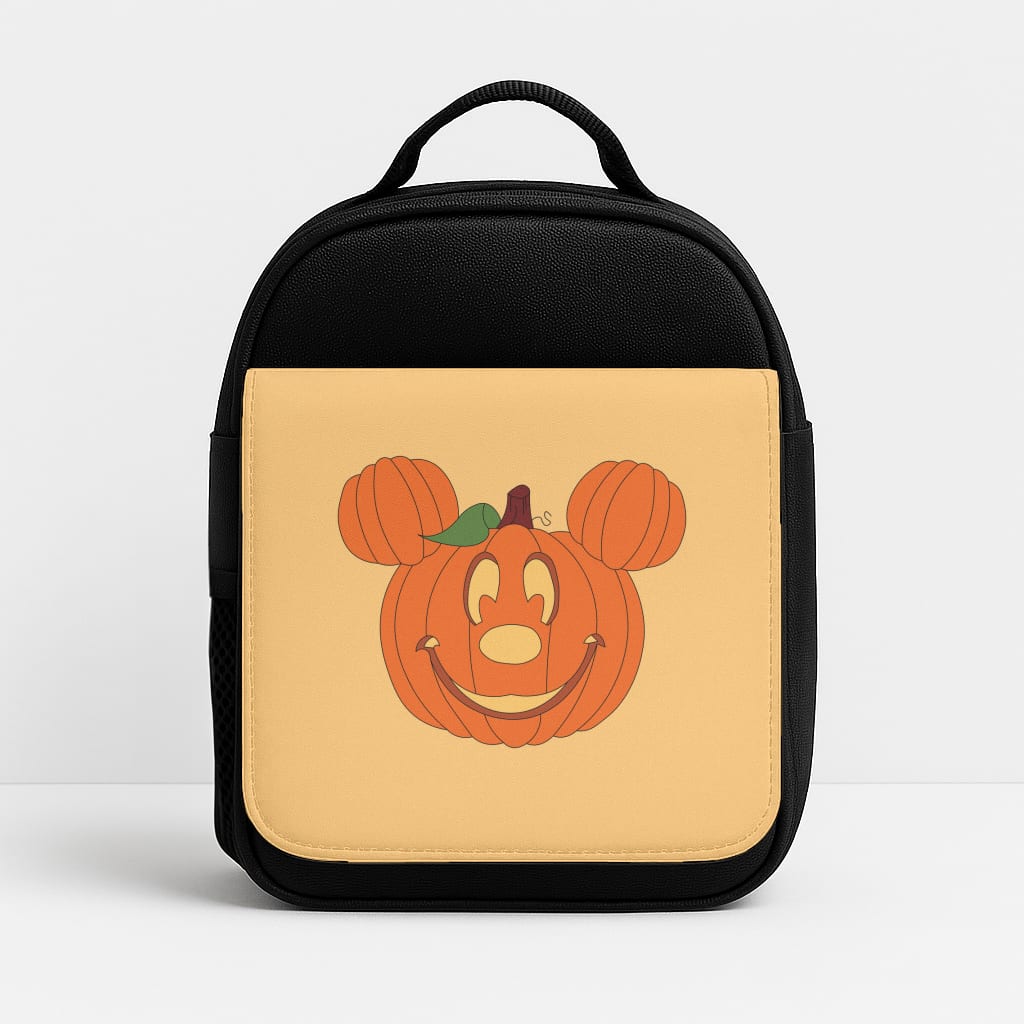 Mouse Pumpkin Halloween Insulated Lunchbox