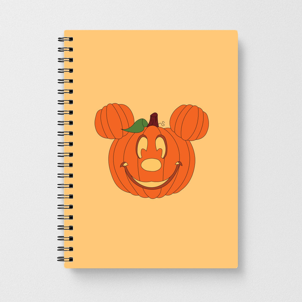Mouse Pumpkin Halloween Notebook