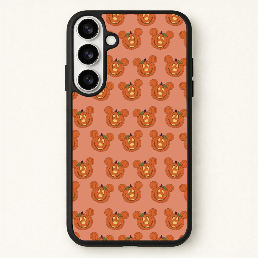 Mouse Pumpkin Pattern Halloween Phone Case for Galaxy S26 Plus
