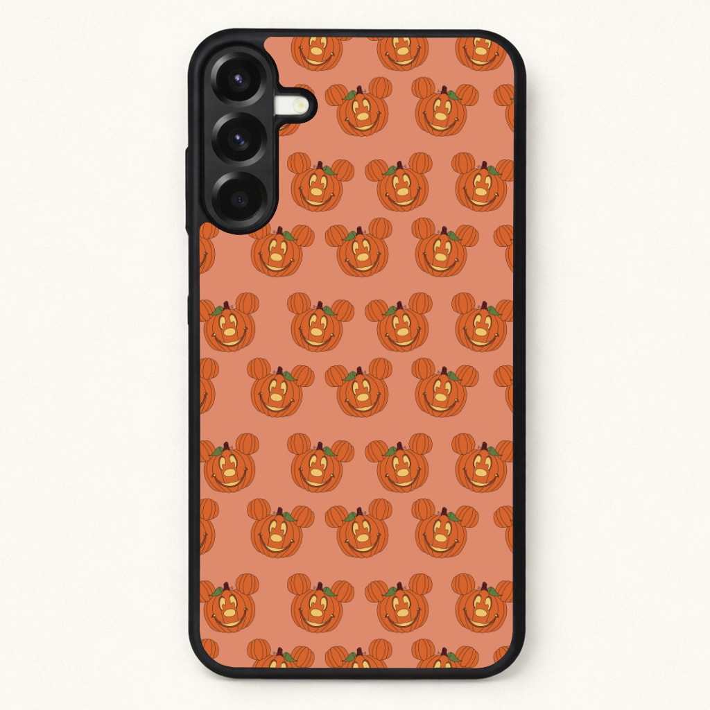 Mouse Pumpkin Pattern Halloween Phone Case for Galaxy A57