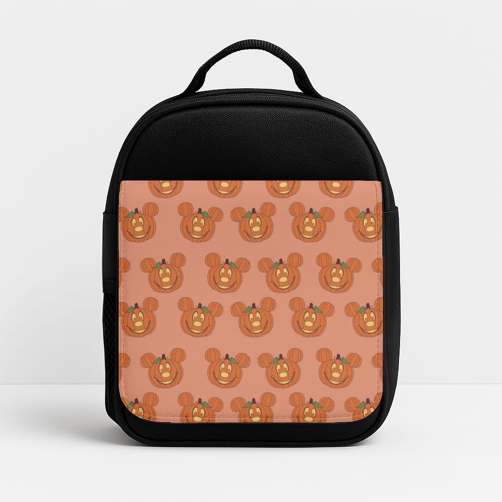 Mouse Pumpkin Pattern Halloween Lunchbox
