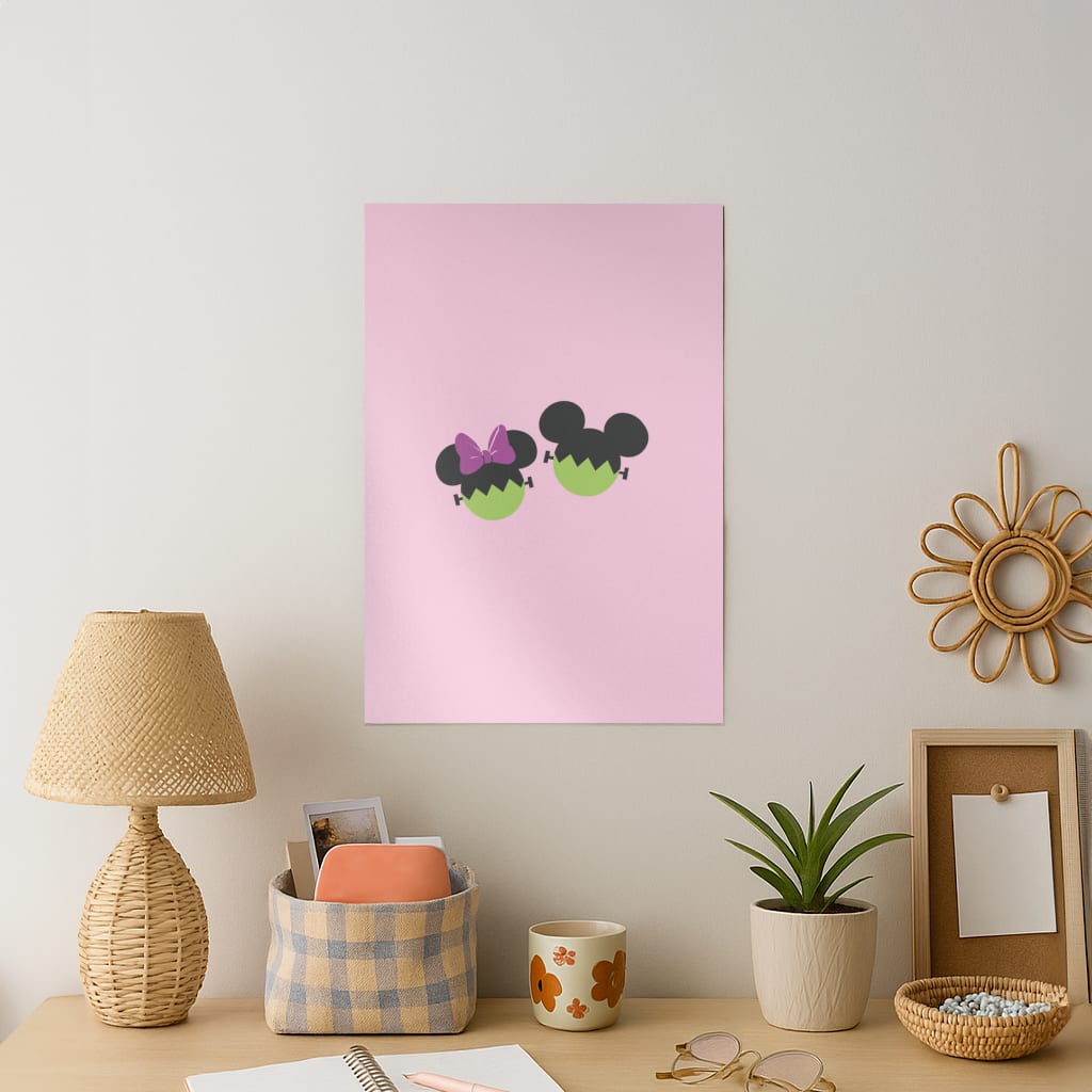 Frankenstein Mice Halloween Art Print