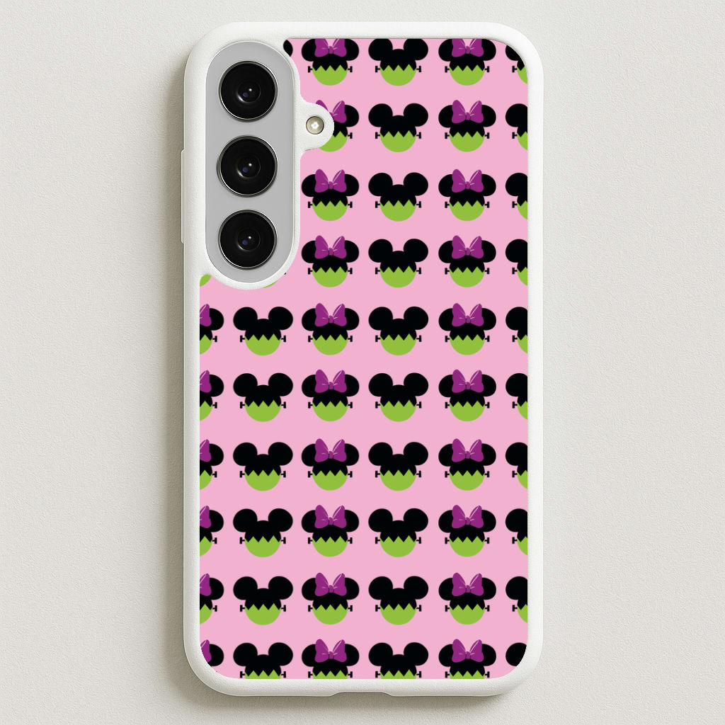 Frankenstein Mice Pattern Halloween Phone Case for Galaxy S25FE