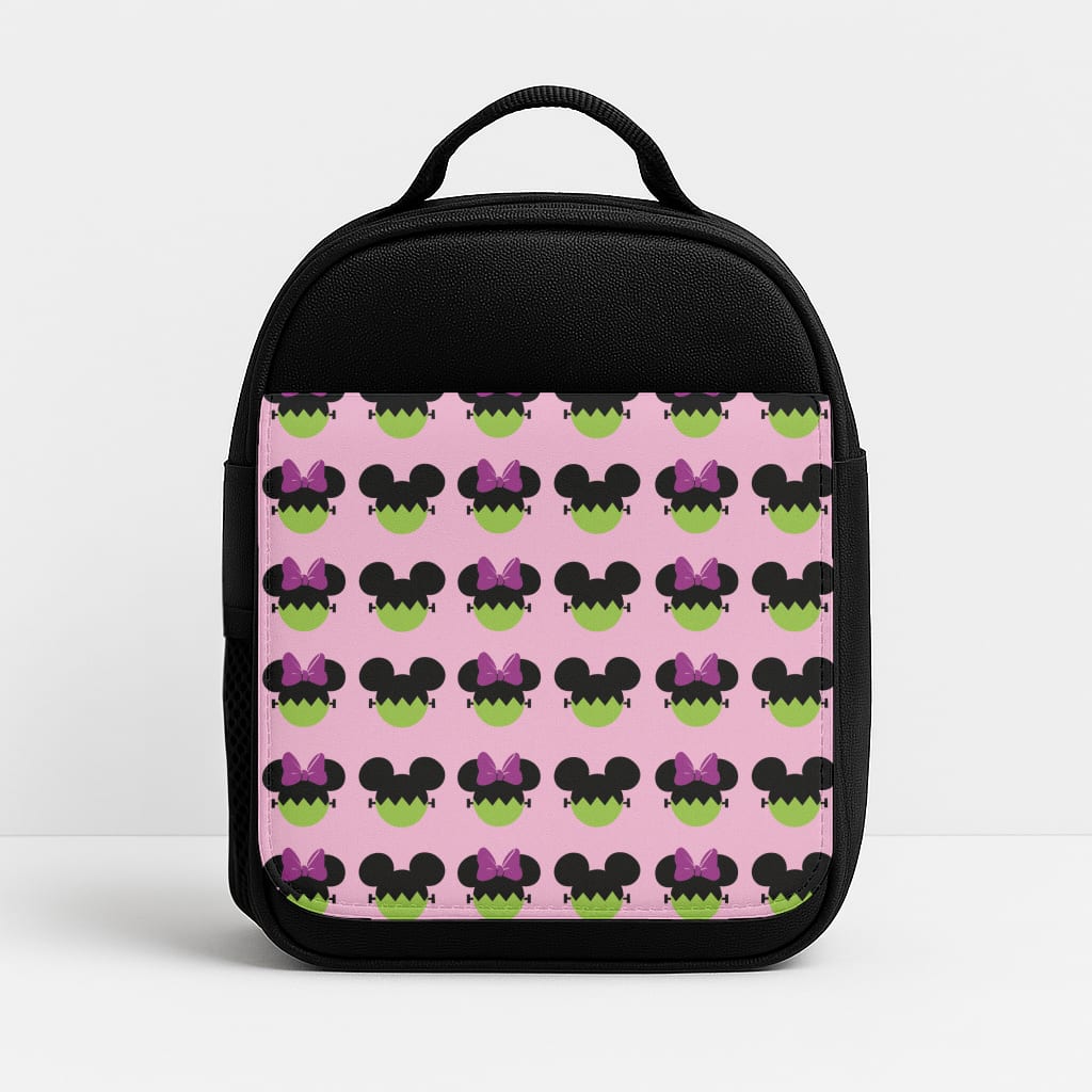 Frankenstein Mice Pattern Halloween Insulated Lunchbox
