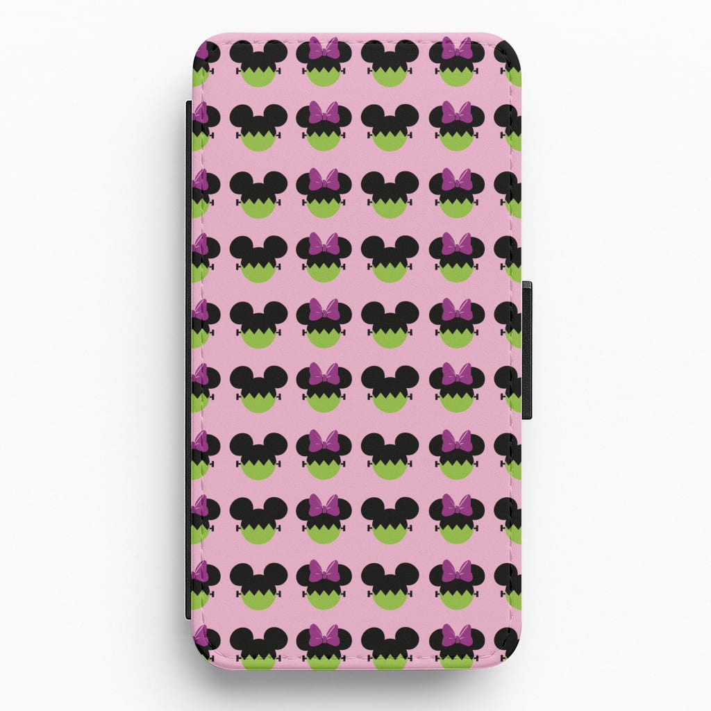 Frankenstein Mice Pattern Halloween Flip / Wallet Phone Case