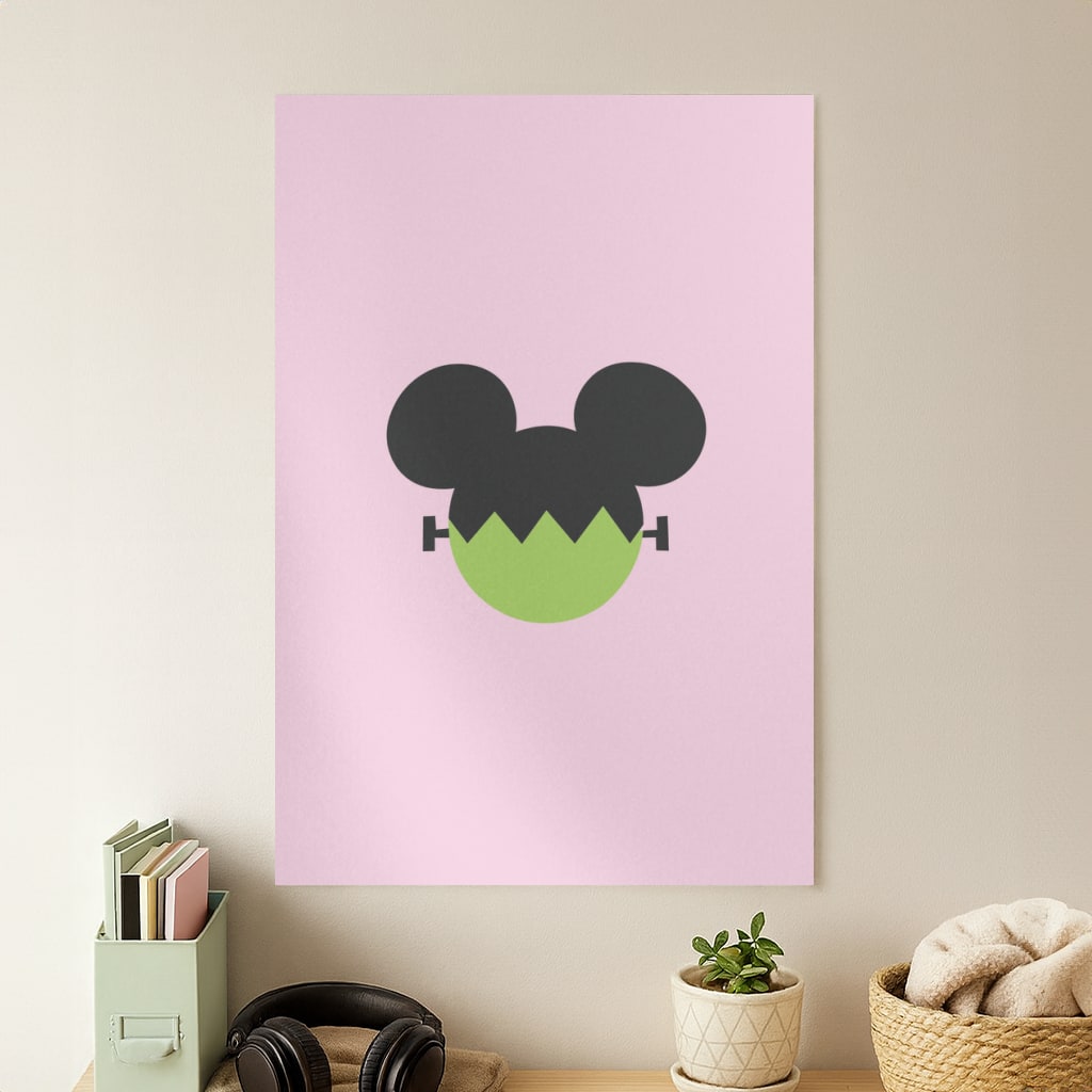 Frankenstein Mouse Halloween Poster