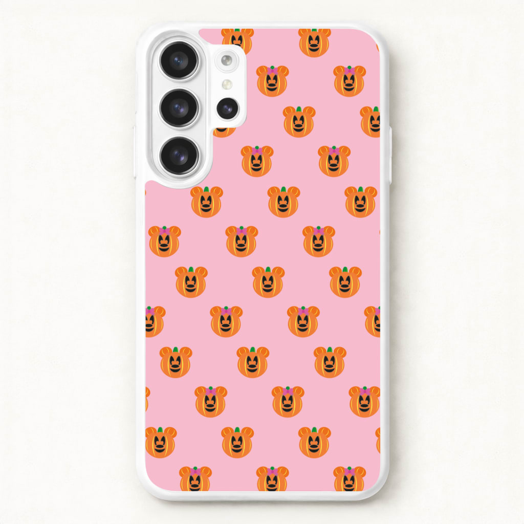 Female Mouse Pumpkin Pattern Halloween Phone Case for Galaxy S26 Ultra