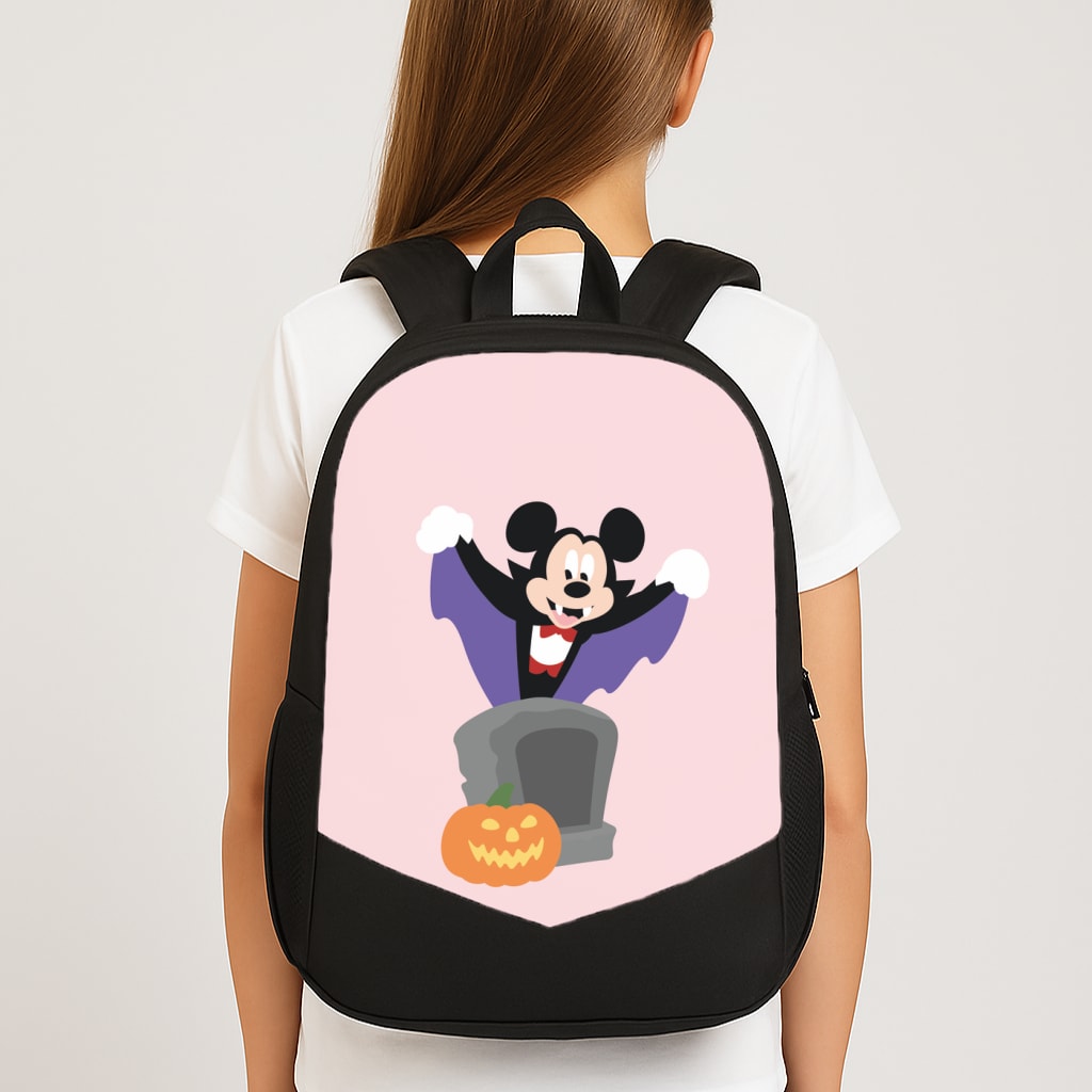 Vampire Mouse Halloween Backpack