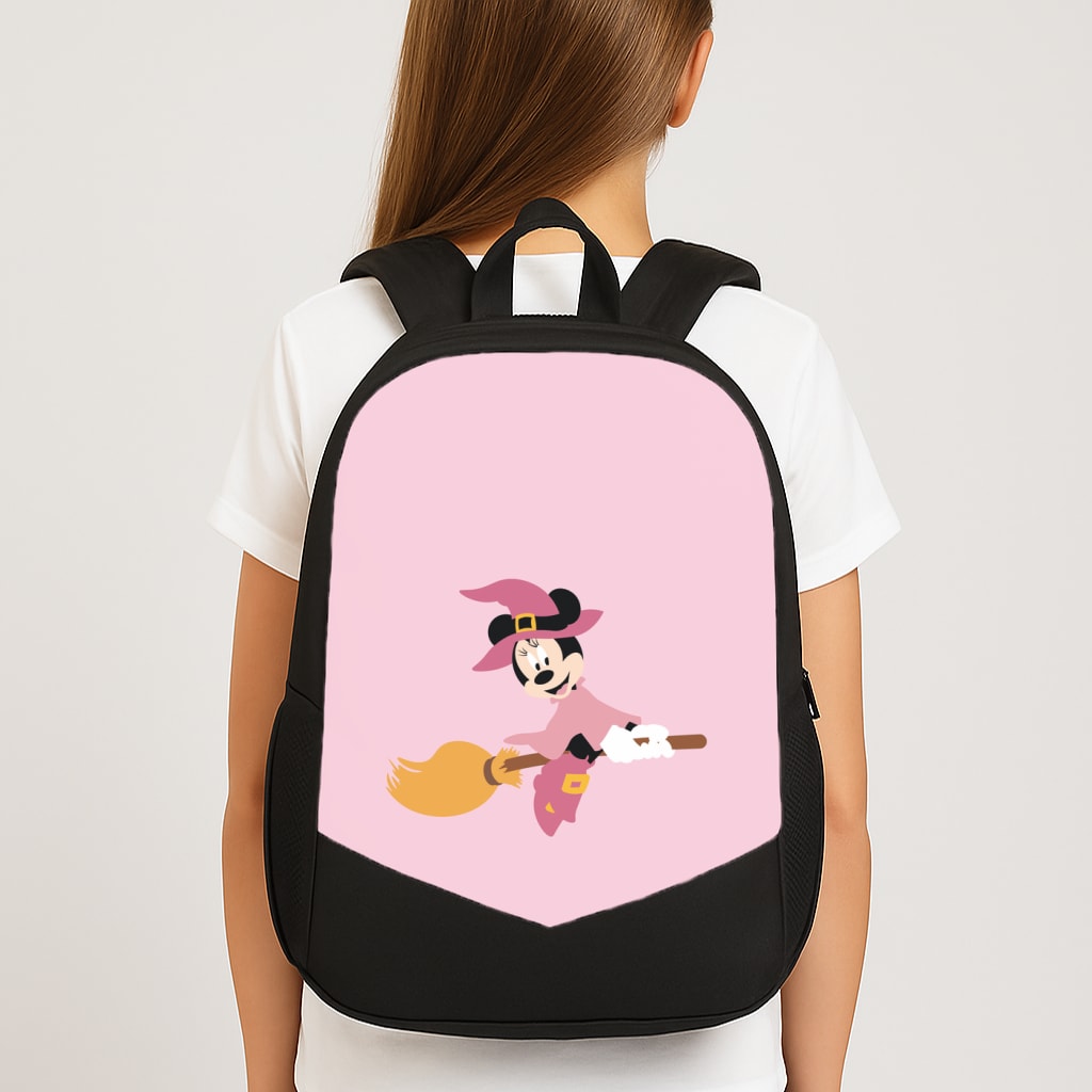 Witch Female Mouse Halloween Backpack