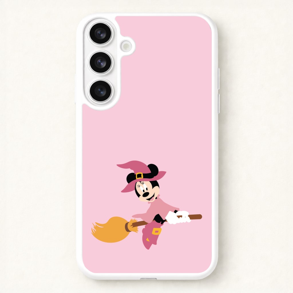 Witch Female Mouse Halloween Phone Case for Galaxy S26 Plus