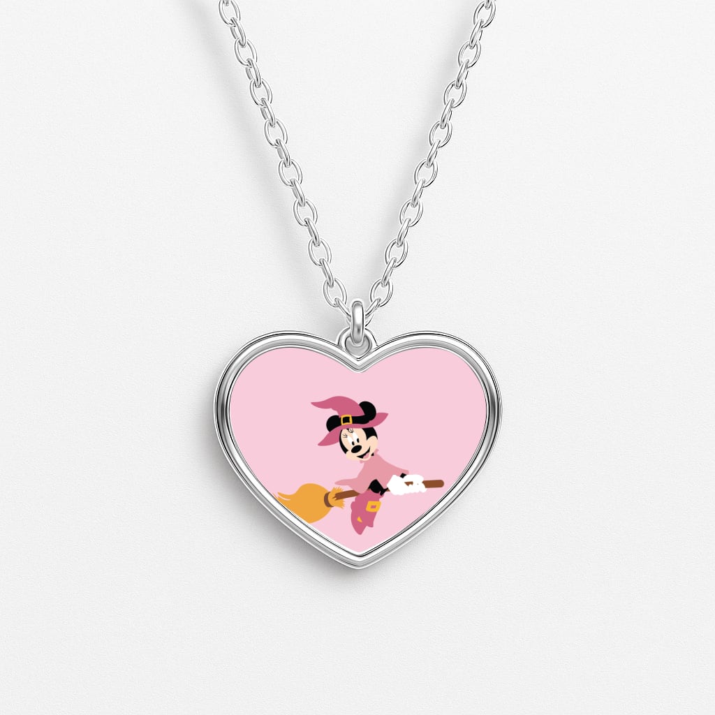 Witch Female Mouse Halloween Necklace