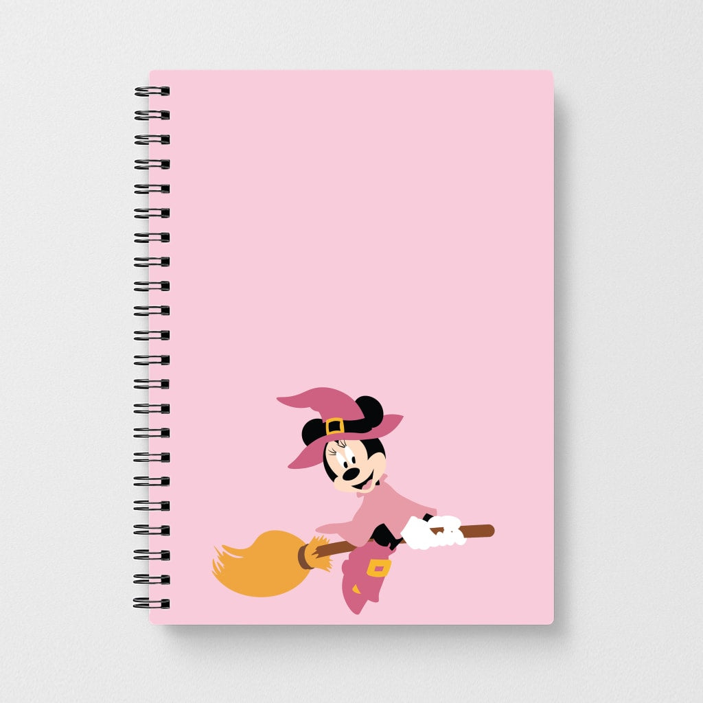 Witch Female Mouse Halloween Notebook
