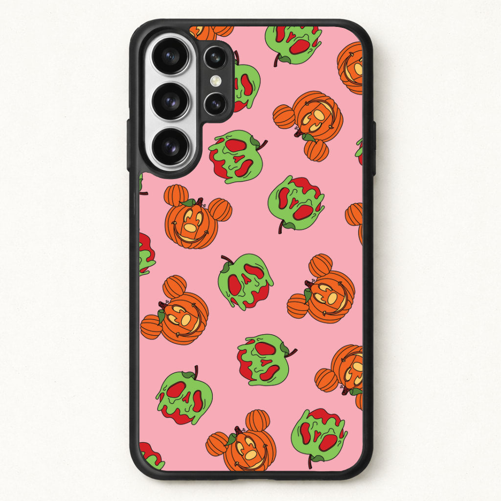 Pumpkin Mouse And Poison Apple Pattern Phone Case for Galaxy S26 Ultra