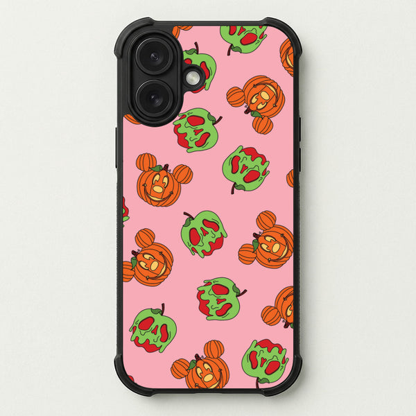 Pumpkin Mouse And Poison Apple Pattern Phone Case — Bumper case