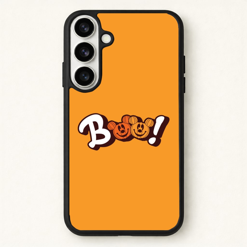 Pumkin Mouse Boo Phone Case for Galaxy S26