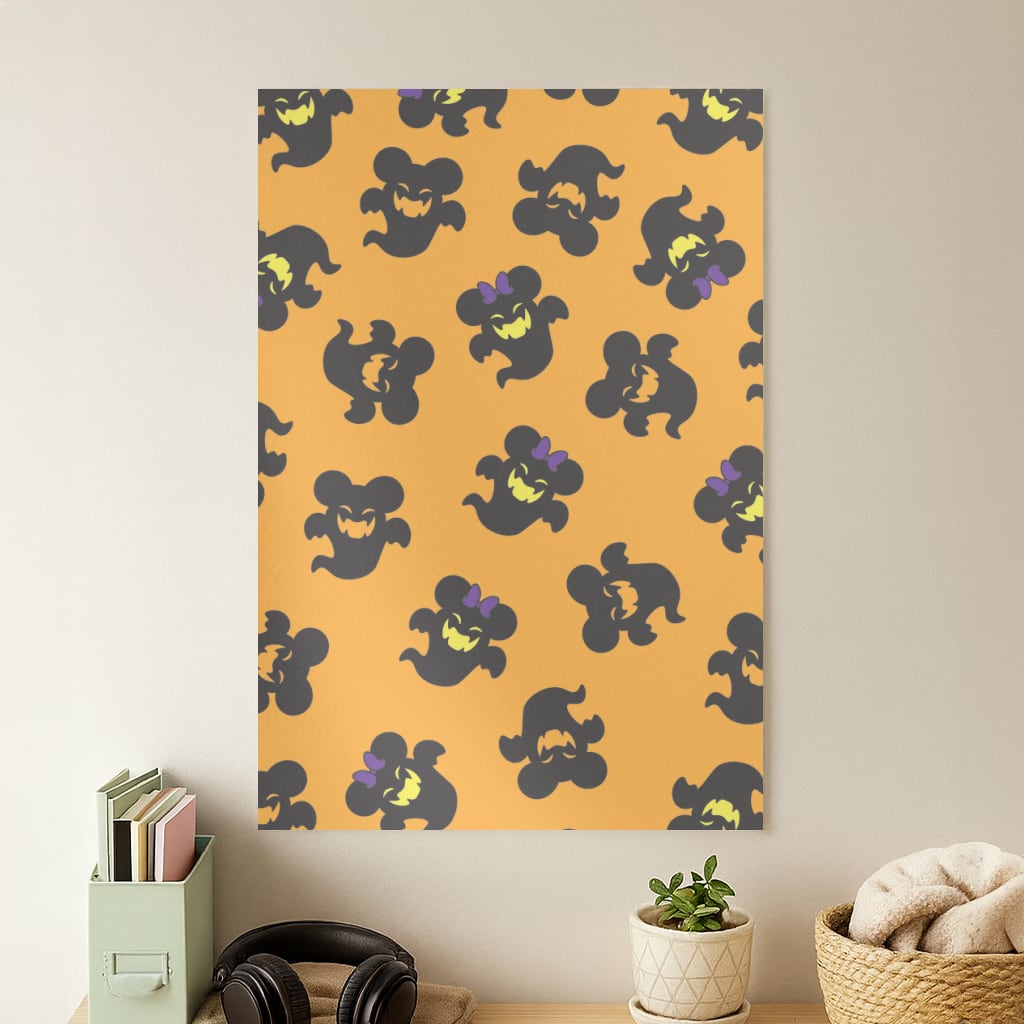 Mouse Ghosts Pattern Poster