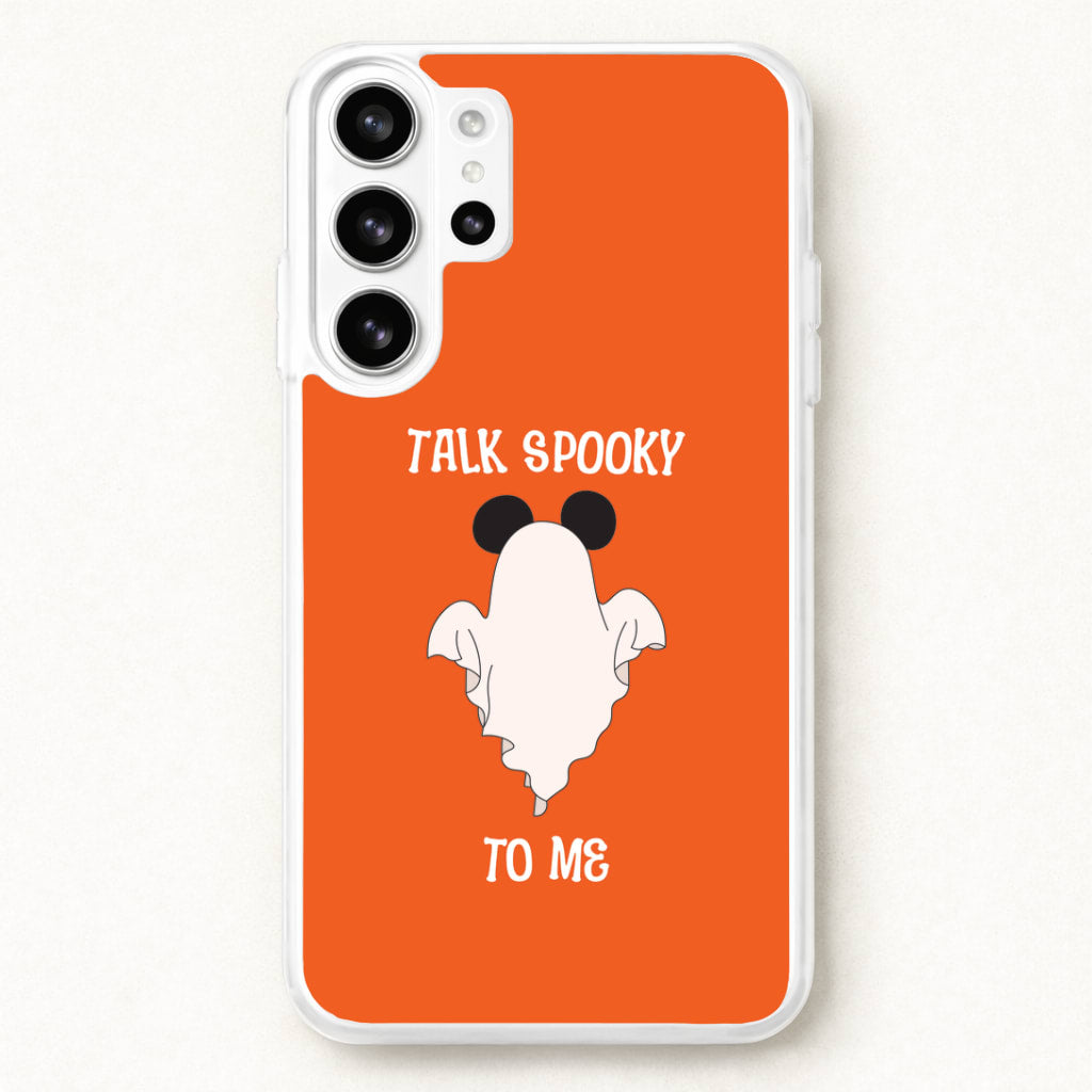 Talk Spooky To Me Mouse Ghost Phone Case for Galaxy S26 Ultra