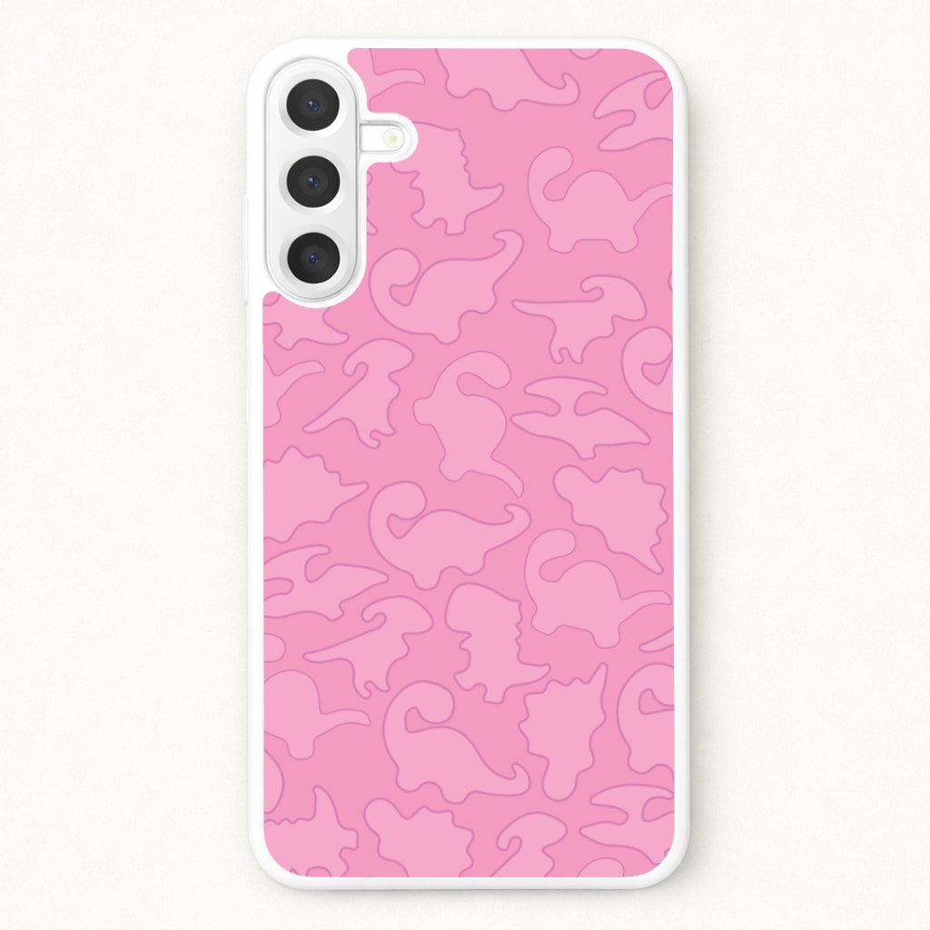 Pink Pattern - Dinosaurs Phone Case for Galaxy A37