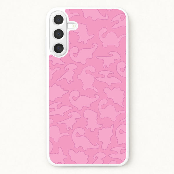 Pink Pattern - Dinosaurs Phone Case for Galaxy A57