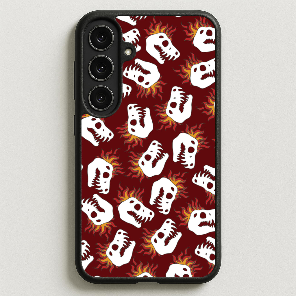 Bone Pattern - Dinosaurs Phone Case for Galaxy S25FE