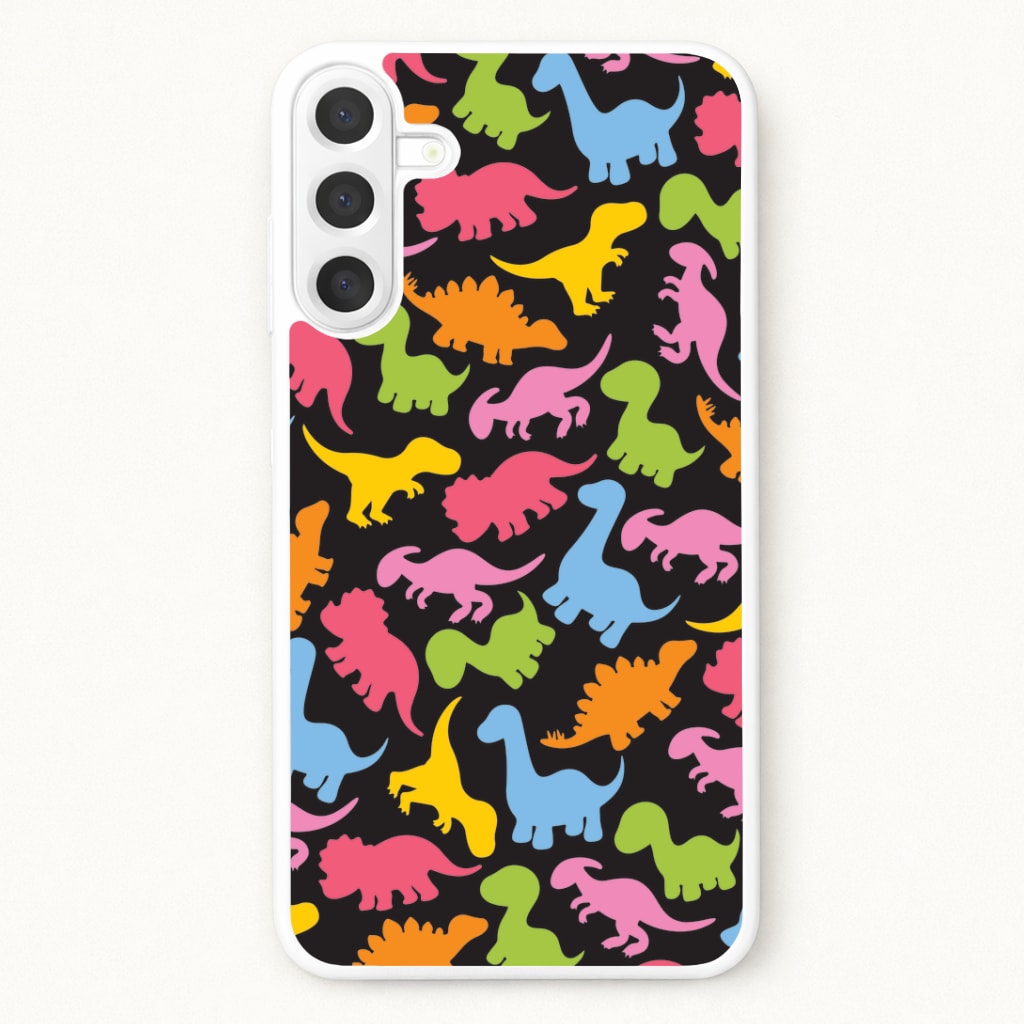Dinosaurs Collage - Dinosaurs Phone Case for Galaxy A17