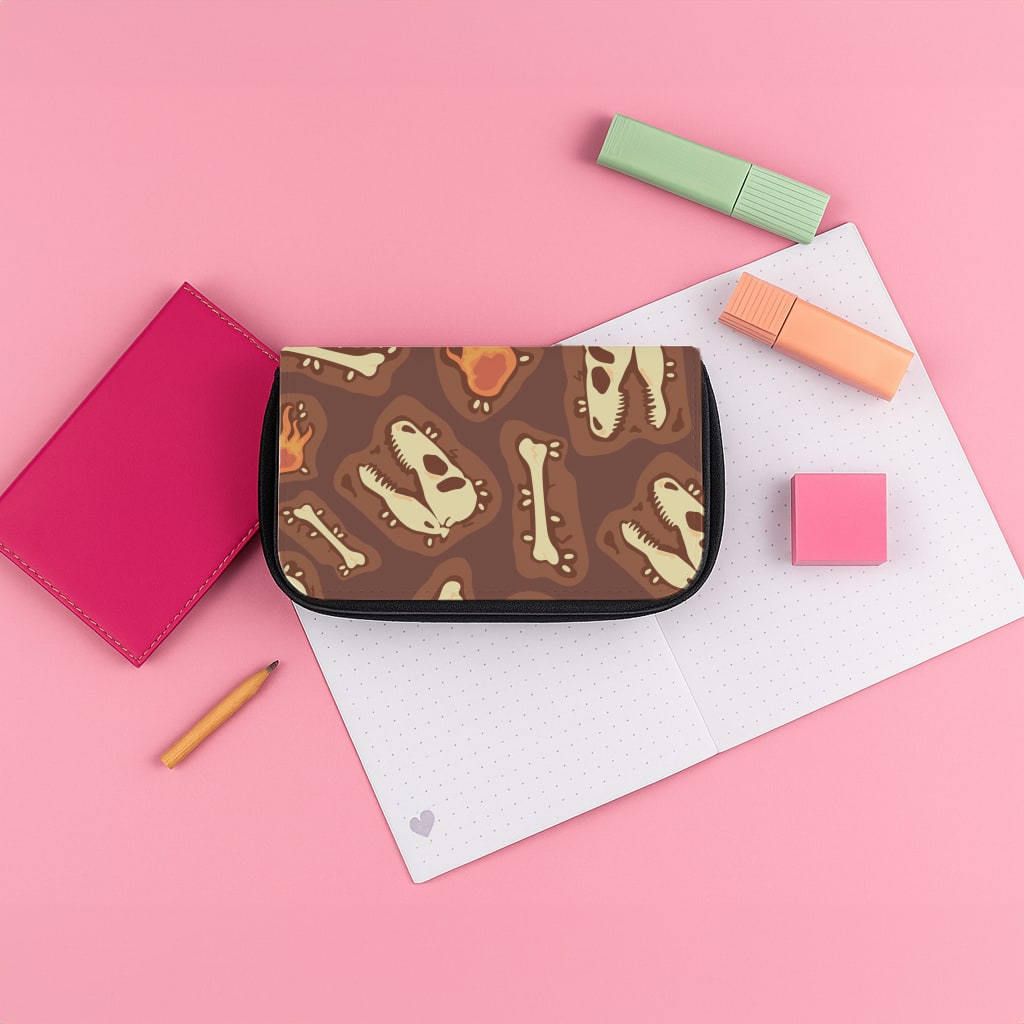 Bones And Skulls - Dinosaurs Pencil Case