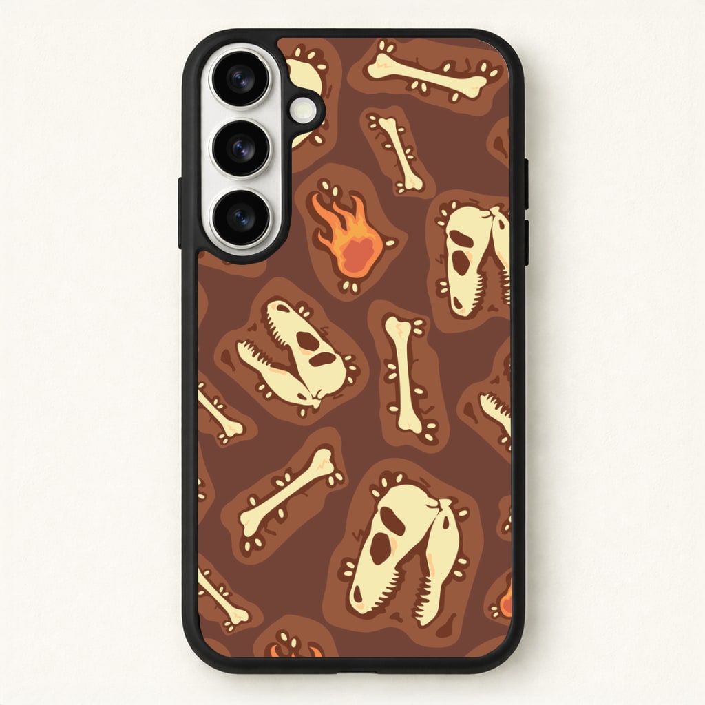 Bones And Skulls - Dinosaurs Phone Case for Galaxy S26 Plus