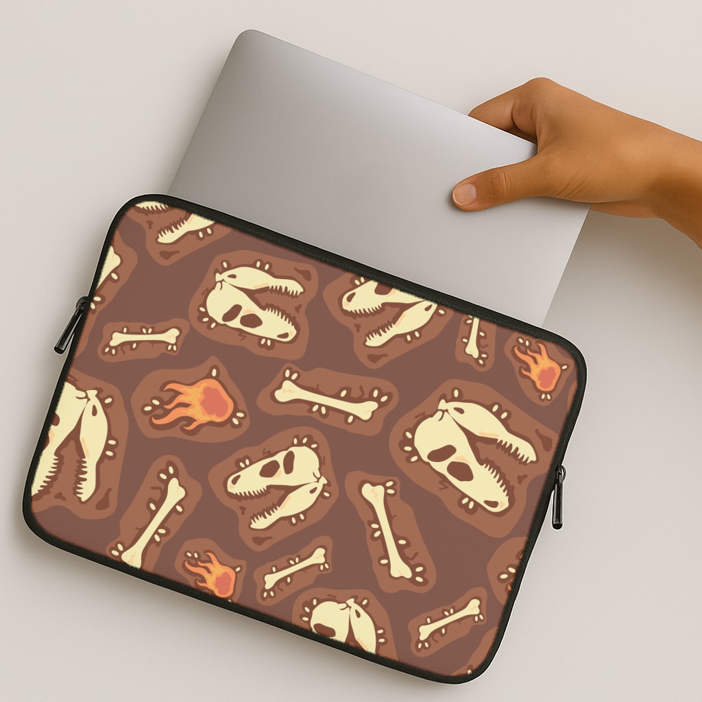 Bones And Skulls - Dinosaurs MacBook Case