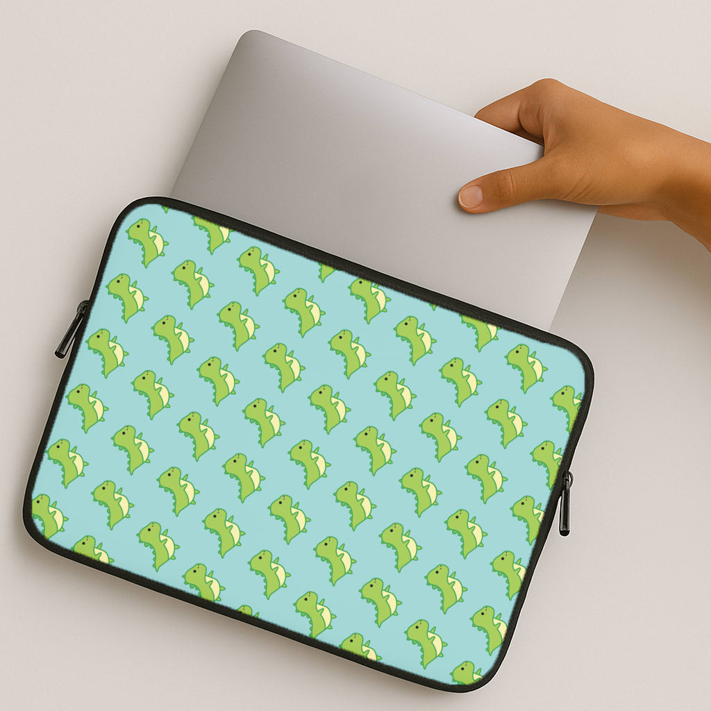 Green Dinosaurs Pattern - Dinosaurs MacBook Case