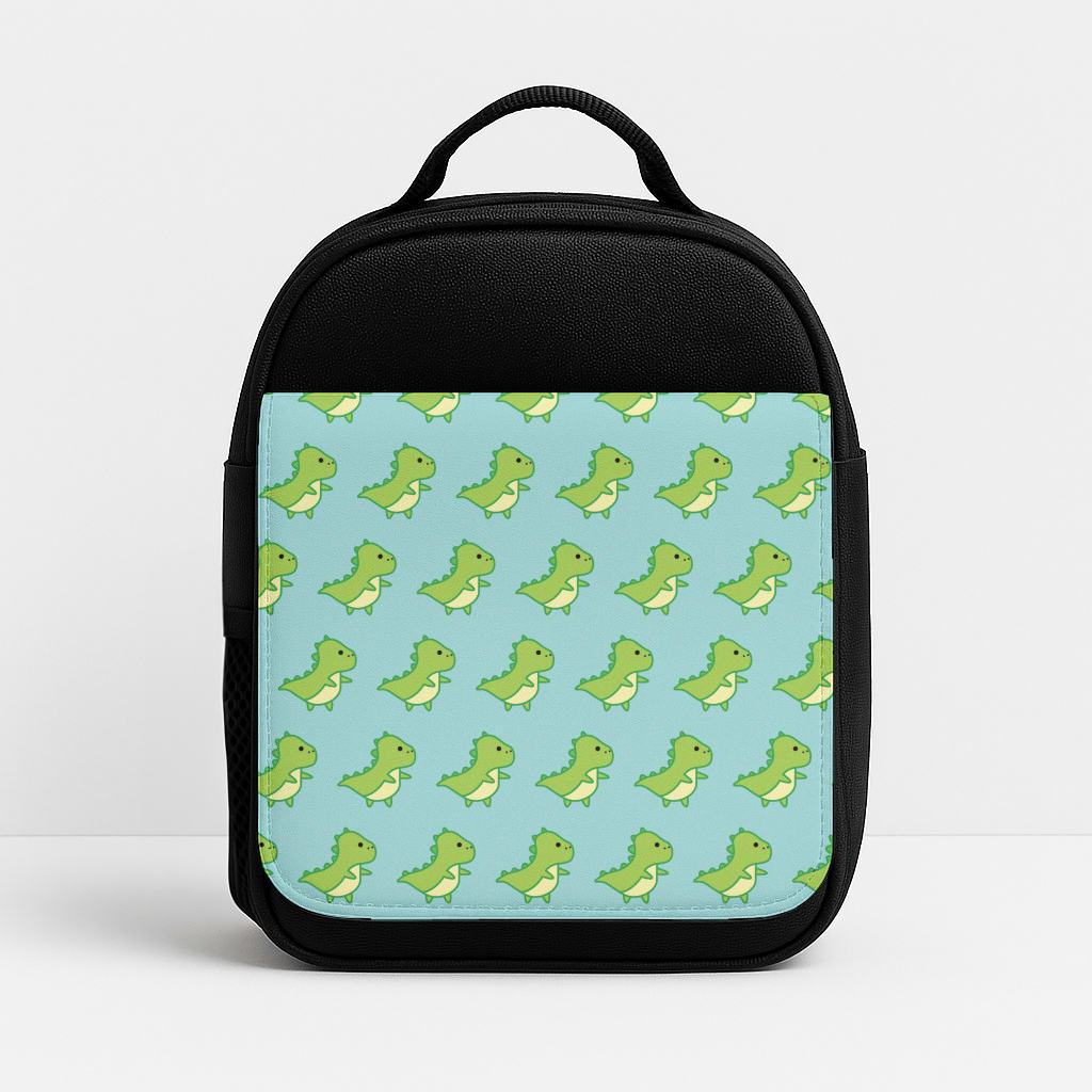 Green Dinosaurs Pattern - Dinosaurs Insulated Lunchbox
