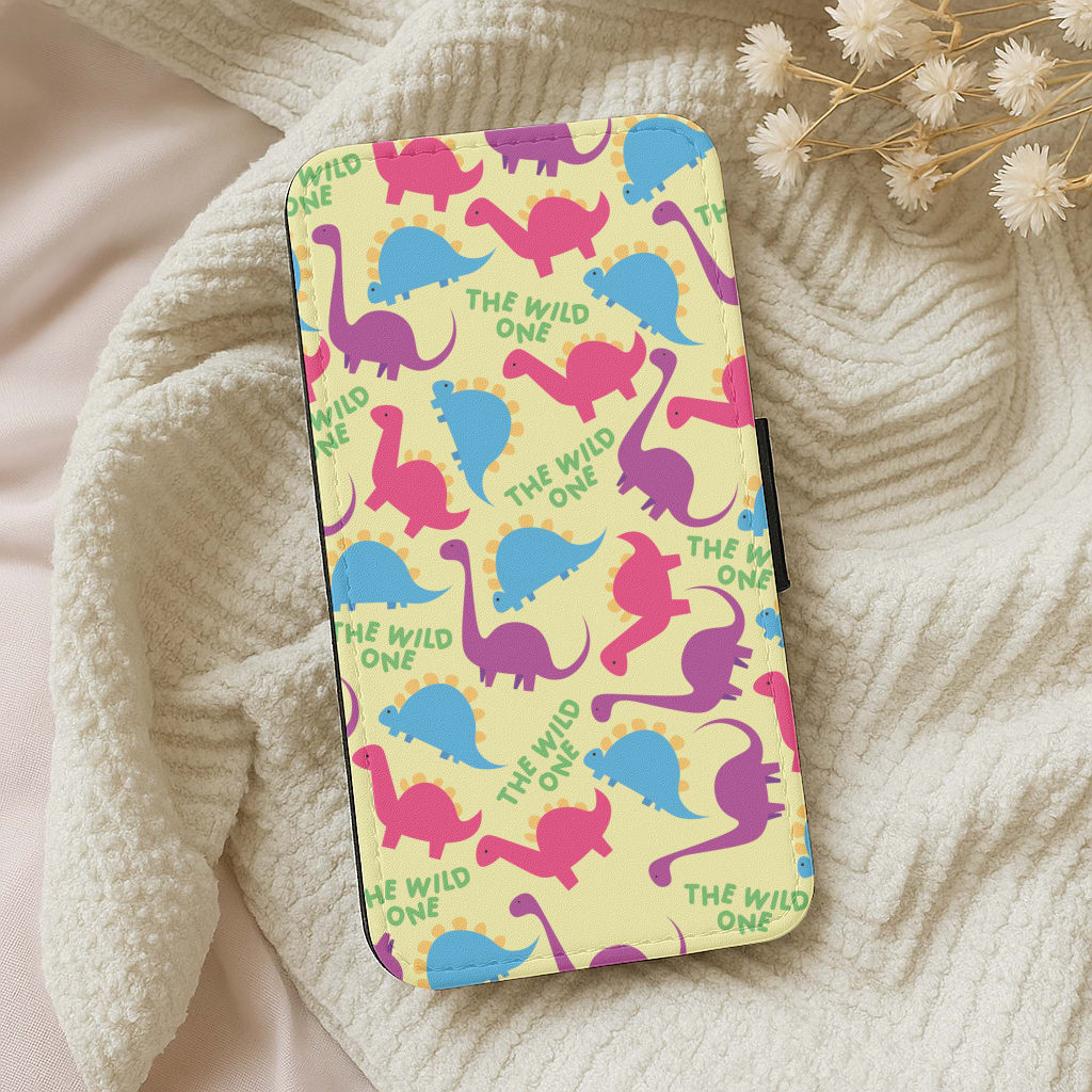 The Wild One - Dinosaurs Wallet Phone Case
