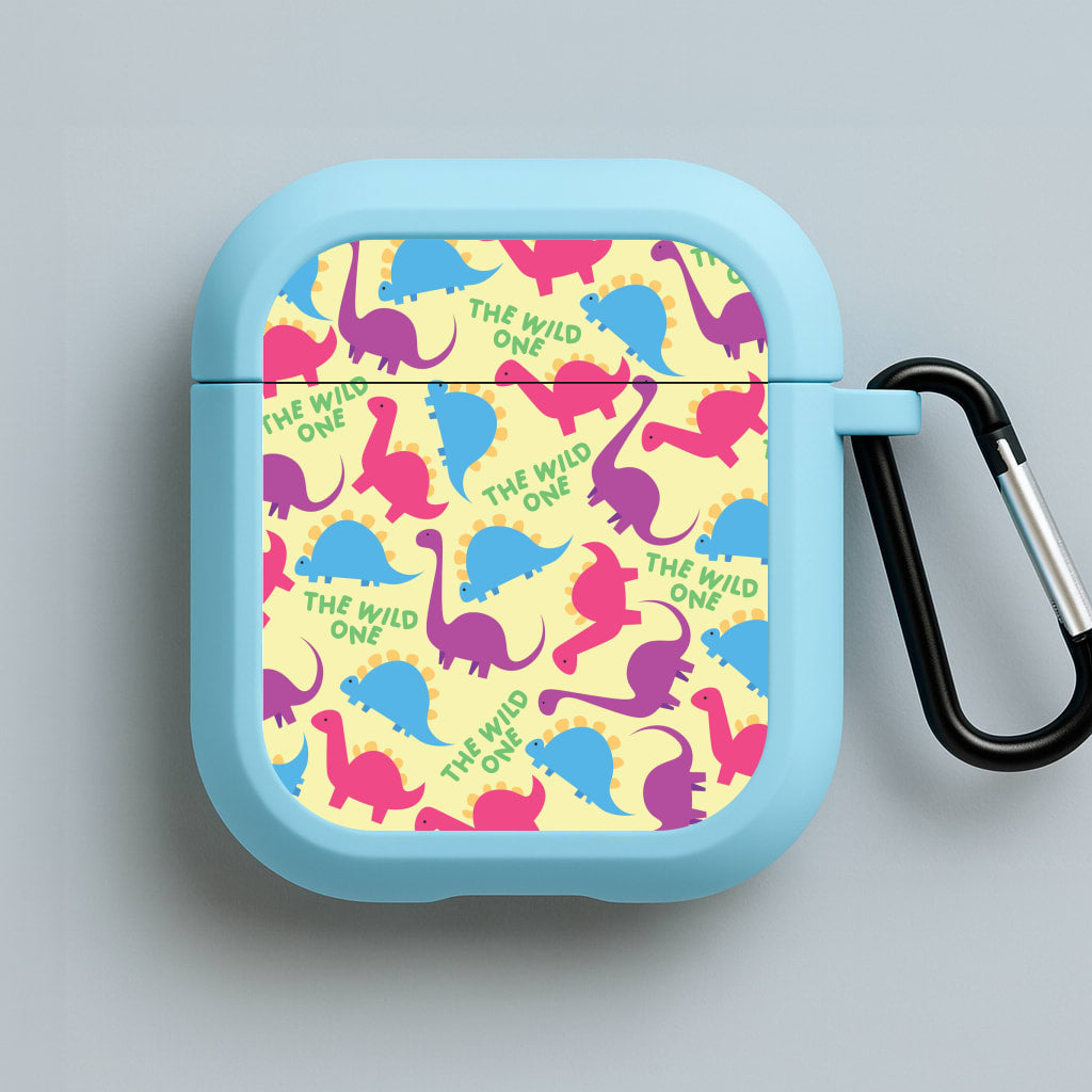 The Wild One - Dinosaurs Blue AirPods Case