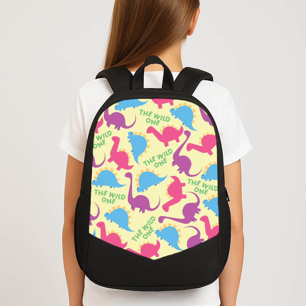 The Wild One - Dinosaurs Large School Bag