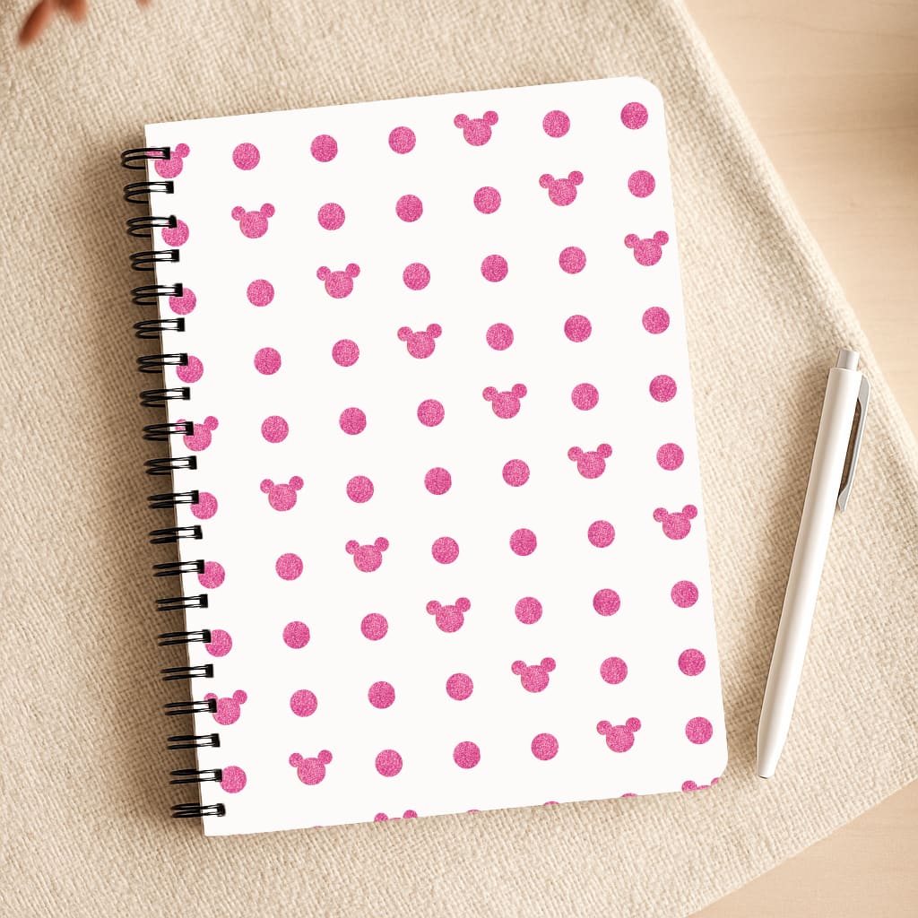 Mickey Polkadot White Fairytale Notepad