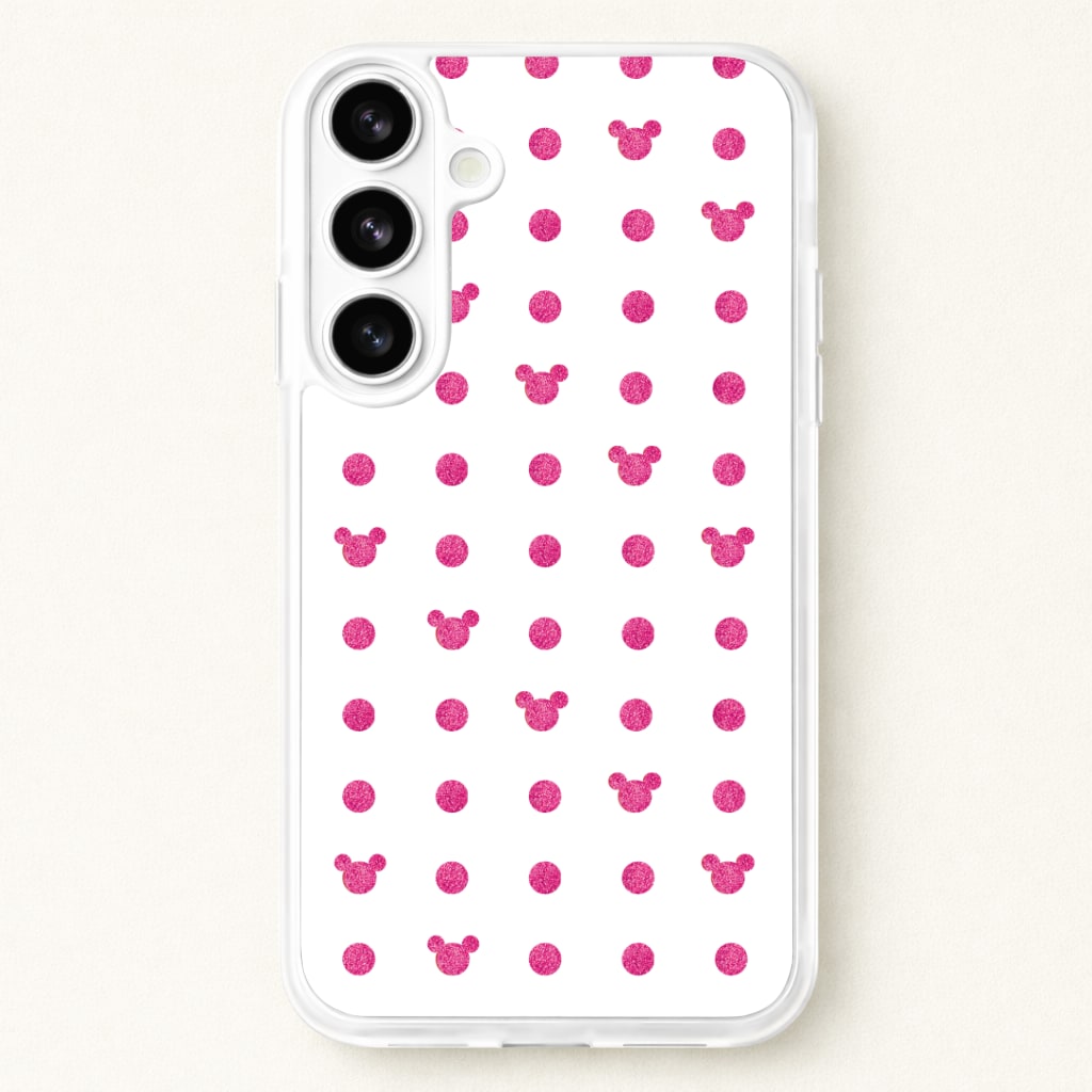 Mickey Polkadot White Fairytale Phone Case for Galaxy S26 Plus