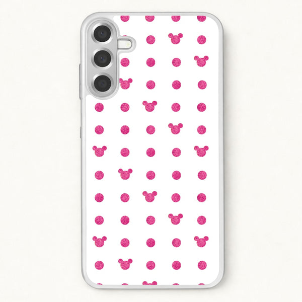 Mickey Polkadot White Fairytale Phone Case for Galaxy A57