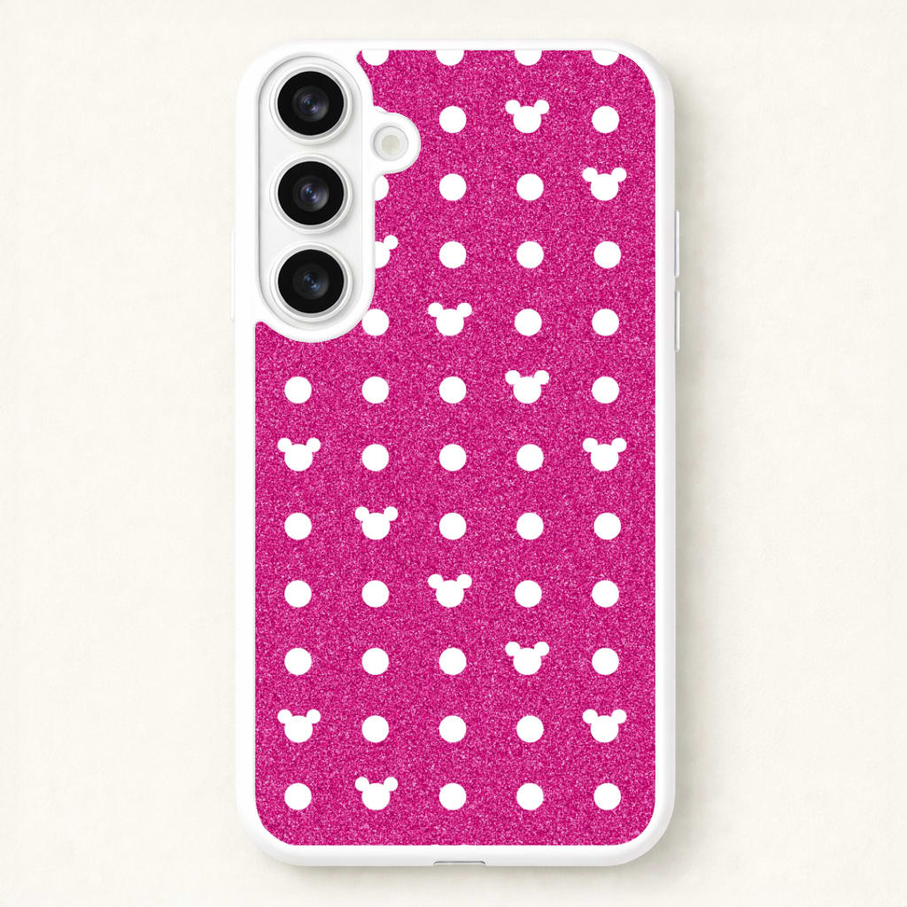 Mickey Polkadot Pink Fairytale Phone Case for Galaxy S26 Plus