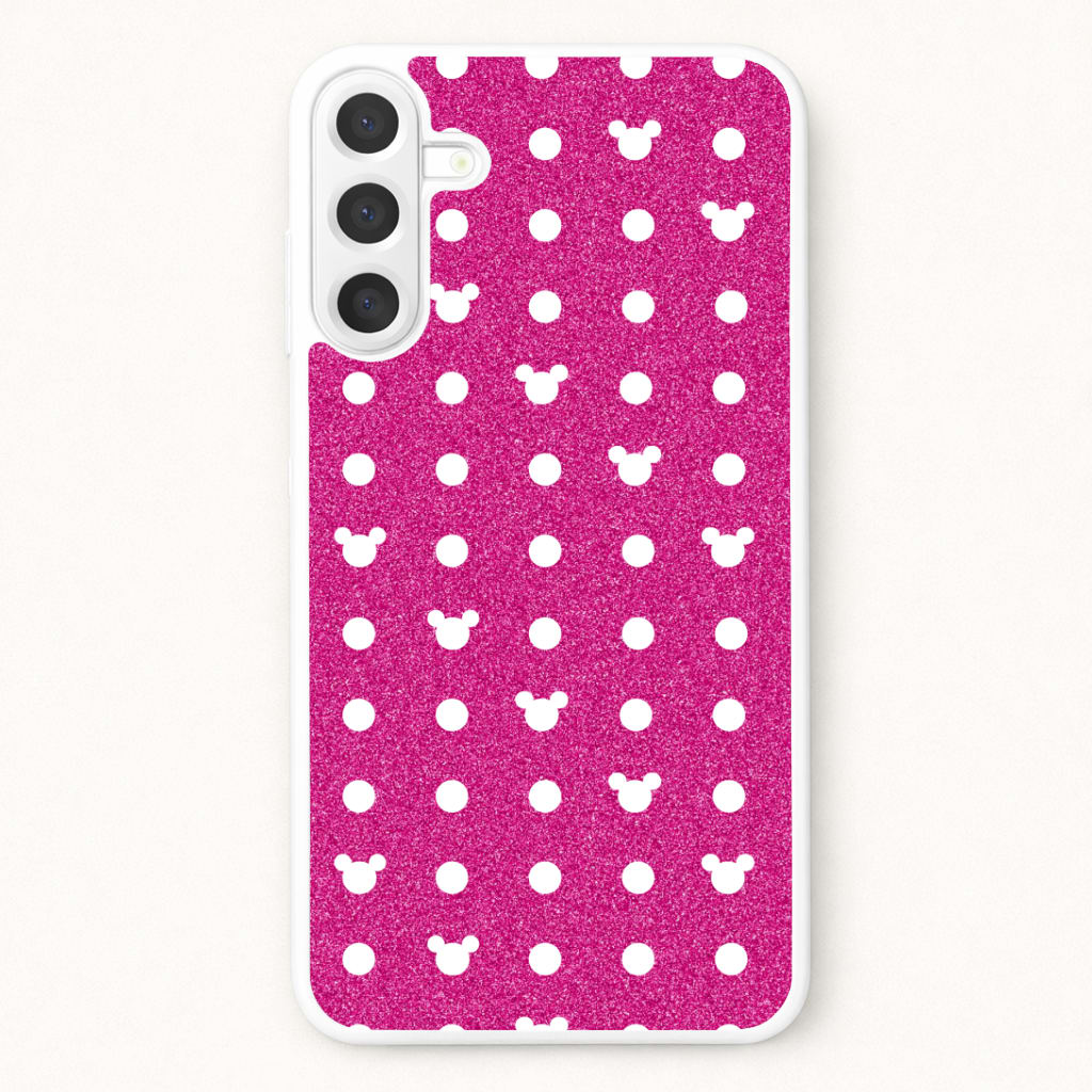 Mickey Polkadot Pink Fairytale Phone Case for Galaxy A37