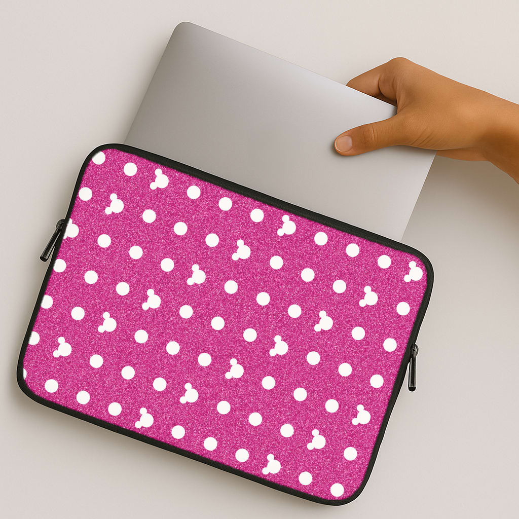 Mickey Polkadot Pink Fairytale MacBook Case