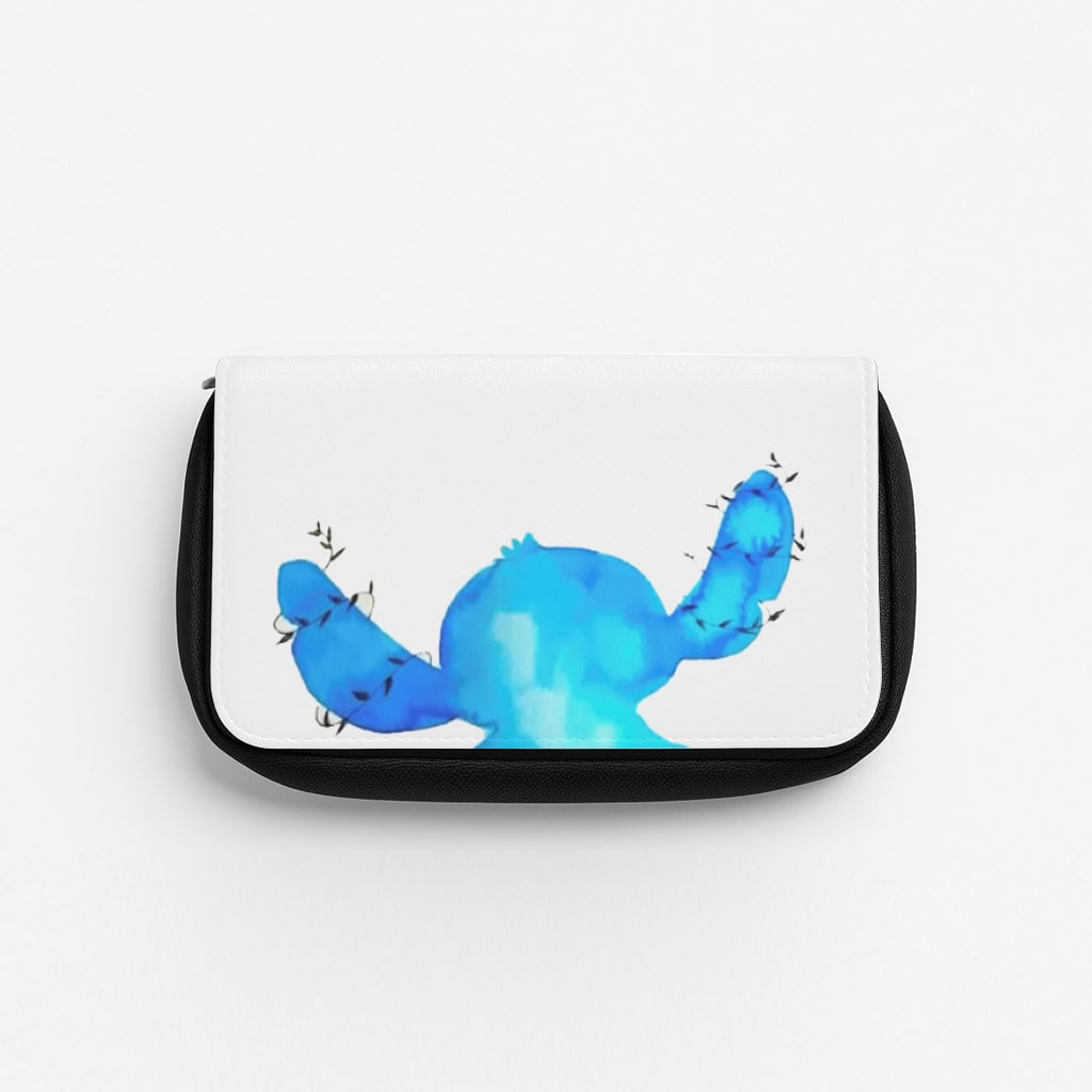 Watercolour Blue Alien Disney Pencil Case