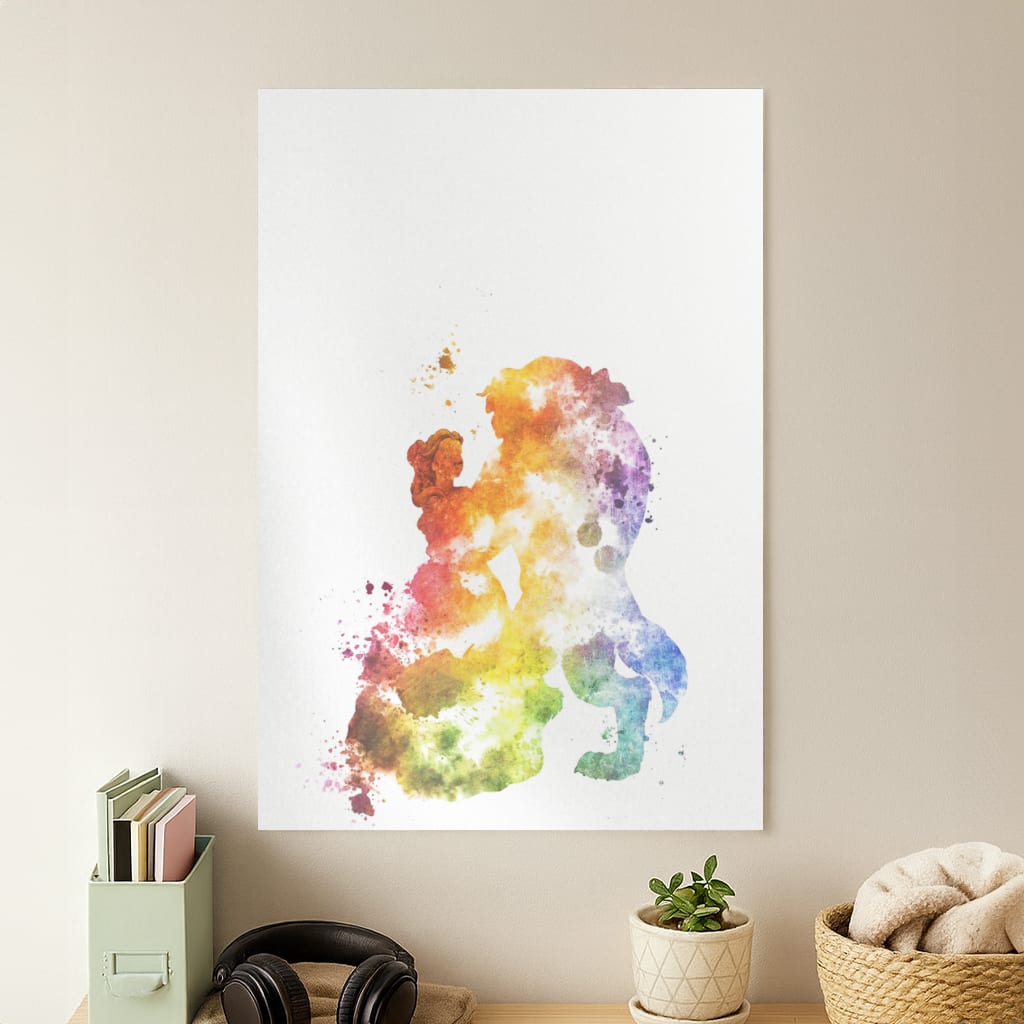 Watercolour Beauty Fairytale Poster