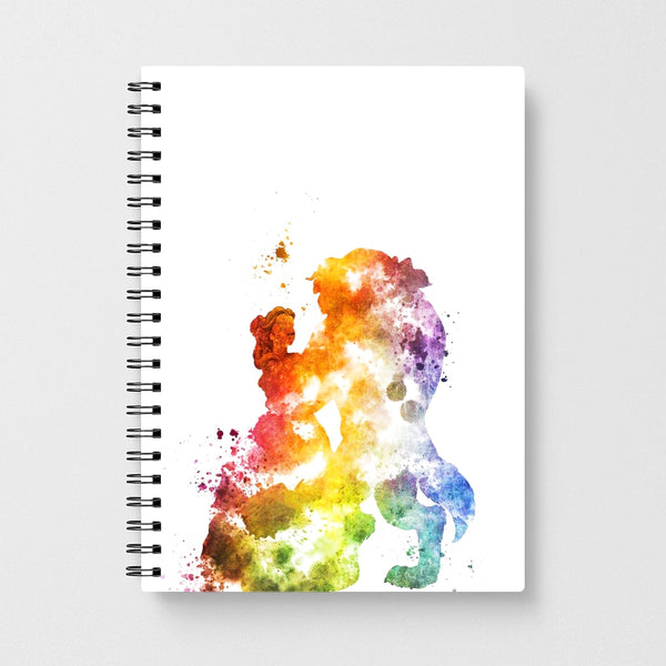Watercolour Beauty and the Beast Disney Notebook - Fun Cases