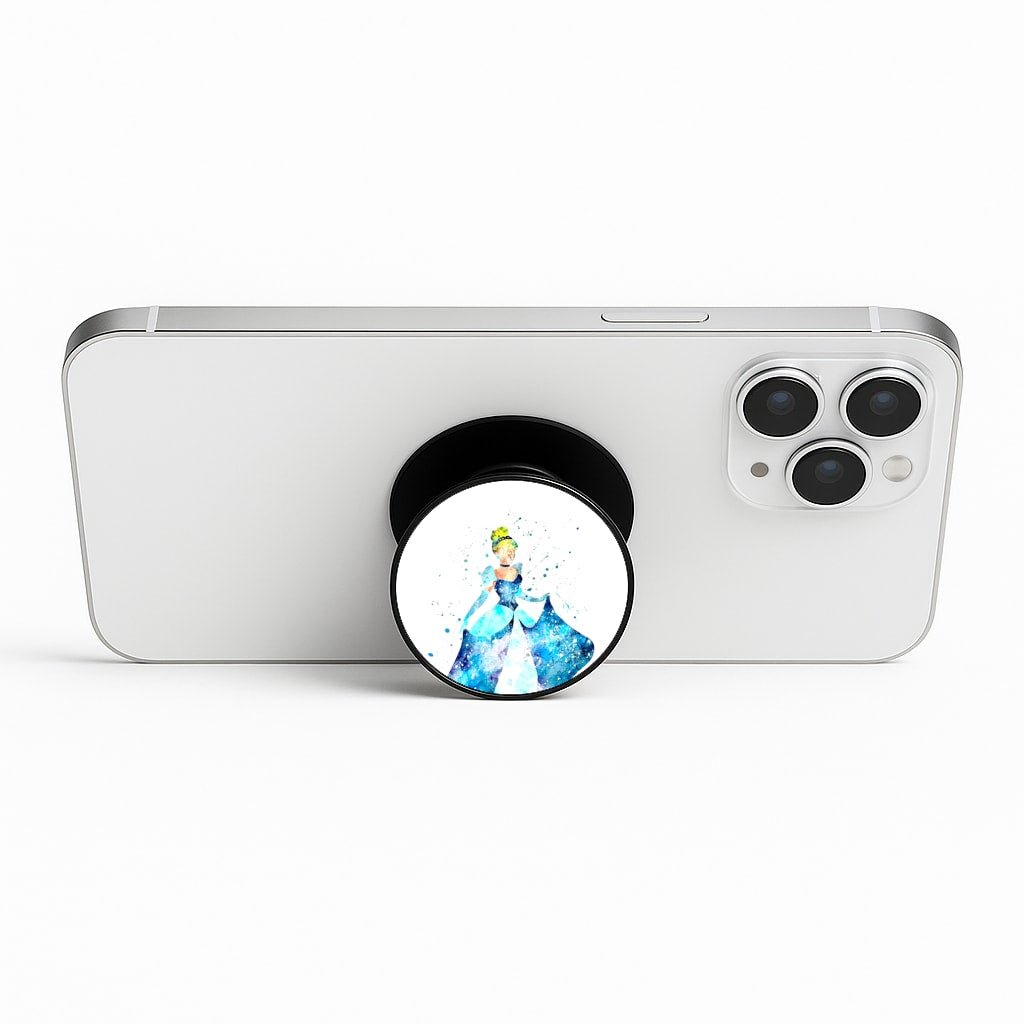 Watercolour Cinderella Fairytale Phone Stand