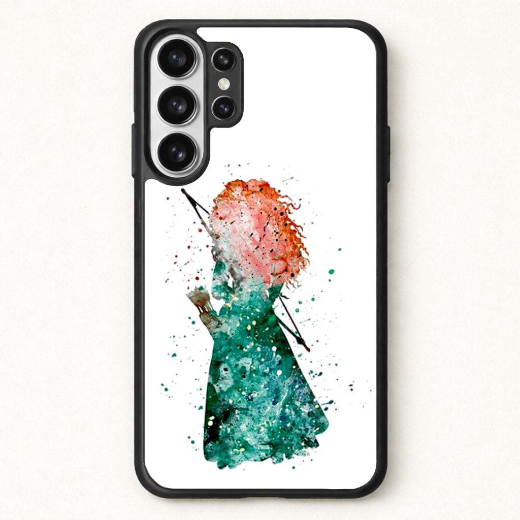 Watercolour Princess Merida Brave Fairytale Phone Case for Galaxy S26 Ultra