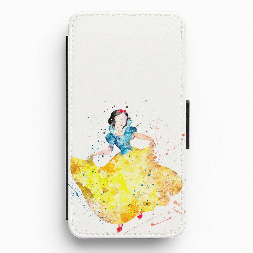 Watercolour Snow White Fairytale Flip / Wallet Phone Case