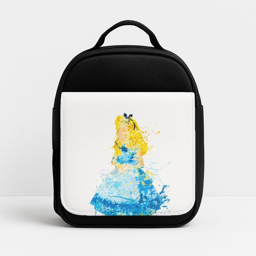 Watercolour Alice in Wonderland Fairytale Insulated Lunchbox