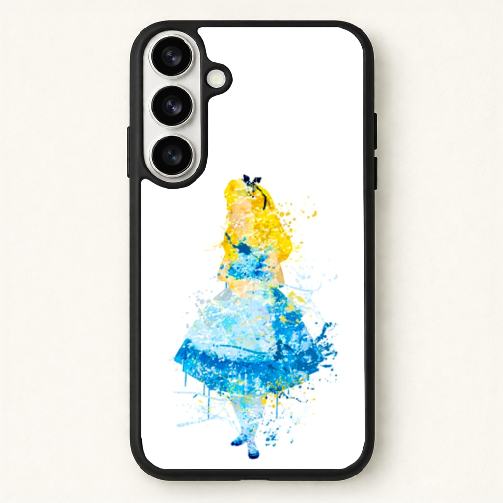 Watercolour Alice in Wonderland Fairytale Phone Case for Galaxy S26 Plus