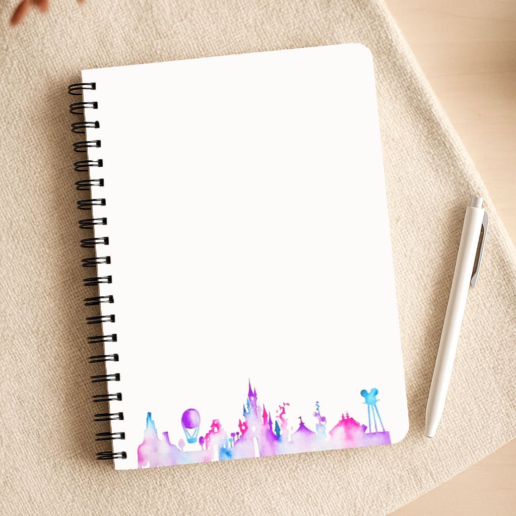 Watercolour Fairytaleland Paris Notepad