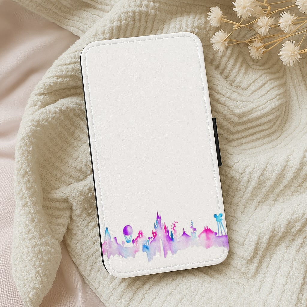 Watercolour Fairytaleland Paris Wallet Phone Case